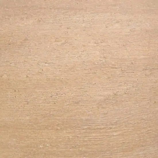 11" Beige Porcelain Wide Textured Vase {6}