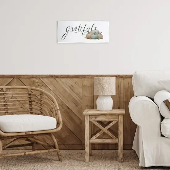 Stupell Industries Grateful with Pumpkins Wall Plaque Art {3}