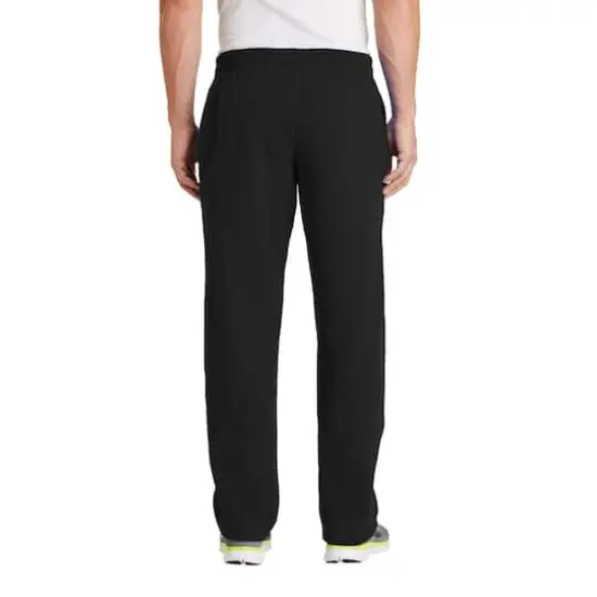 Port & Company&reg; Core Fleece Sweatpant with Pockets Jet Black {3}