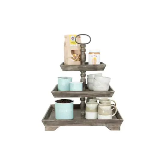 Hello Honey&reg; 25" Decorative 3 Tier Tray {6}