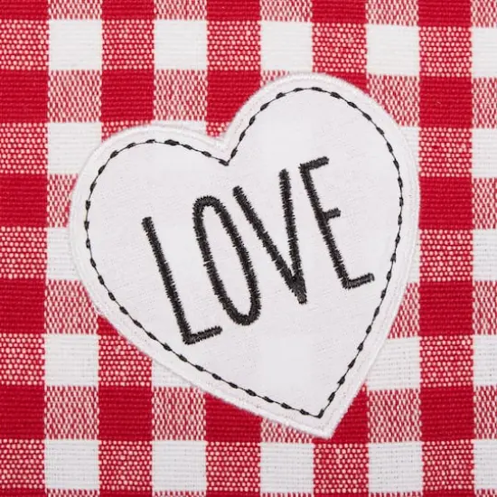 DII&reg; Love and Xoxo Checkers Embellished Placemats (Set of 4) {3}