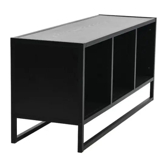 Household Essentials Jamestown 43" TV Stand Black Oak {5}