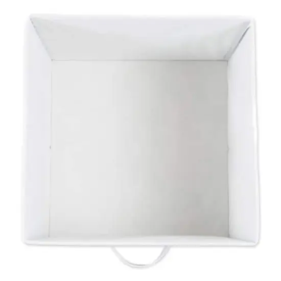 DII&reg; 11" Nautical Blue Herringbone Storage Cube, 2ct. {1}