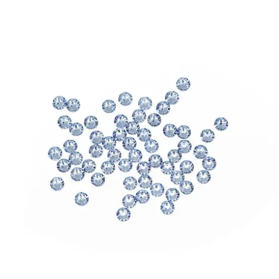 SS12 Round Flatback Austrian Crystals by Bead Landing&trade;, 65ct. Light Sapphire {1}