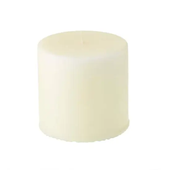 Ashland&reg; Basic Elements&trade; Ivory Pillar Candle, 3 Pack {1}
