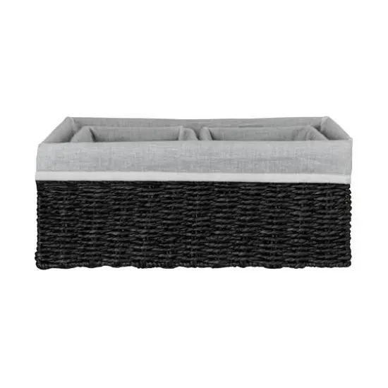 Paper Rope Wicker Basket Set {11}