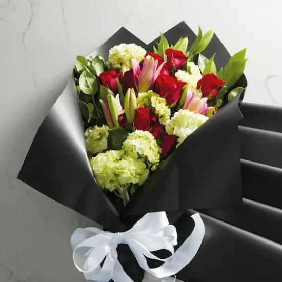 Floral Bouquet Wrapping Paper, 20ct. by Ashland&reg; Black {3}