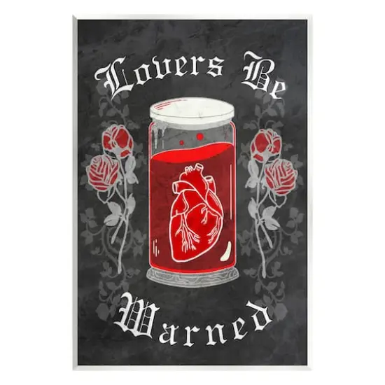 Stupell Industries Spooky Heart In Jar Wall Plaque Art {1}