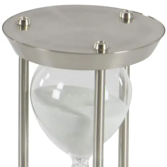 12'' Silver Metal Glam Timer {3}