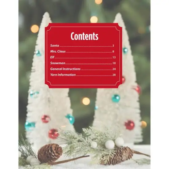 Leisure Arts&reg; Crochet Christmas Friends Book {4}