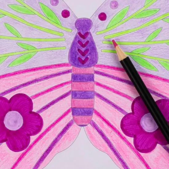 VIVID by Brea Reese&reg; Butterfly Mixed Media Coloring Pad {6}