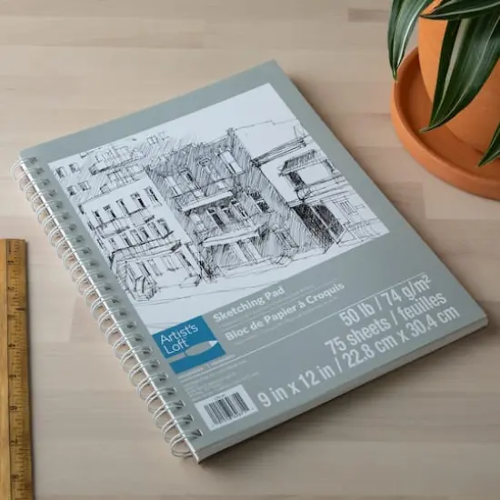 Necessities&trade; Sketching Pad by Artist&rsquo;s Loft&trade;, 9" x 12" {3}