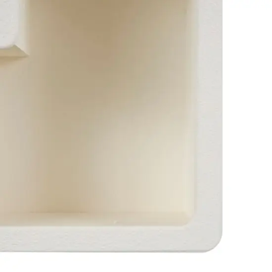 31" Cream Geometric Arched Wall Shelf {4}