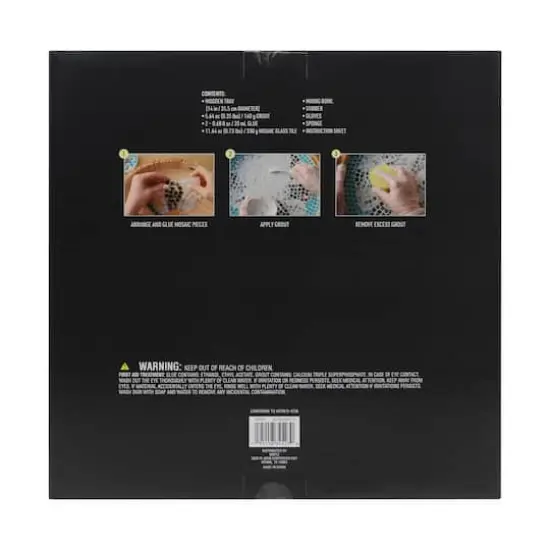 14" Round Pink Rose Mosaic Tray Kit by Make Market&reg; {5}