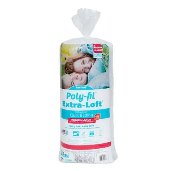Poly-Fil&reg; Extra-Loft&reg; Polyester Quilt Batting, 81" x 96" {1}