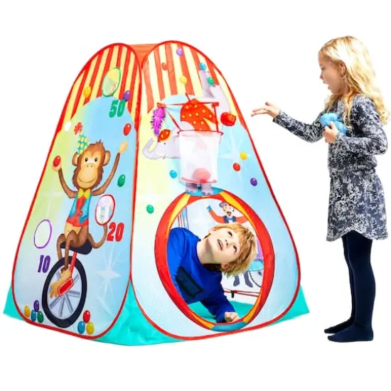 Fun2Give&reg; Pop-It-Up&reg; Circus Activity Play Tent with 4 Soft Balls {4}