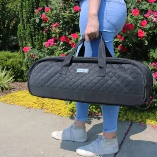 Everything Mary Black Rolling Craft Tote for Cricut, Brother, & Silhouette Machines {2}