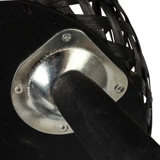 Hello Honey&reg; Black Woven Bamboo Basket Set {10}