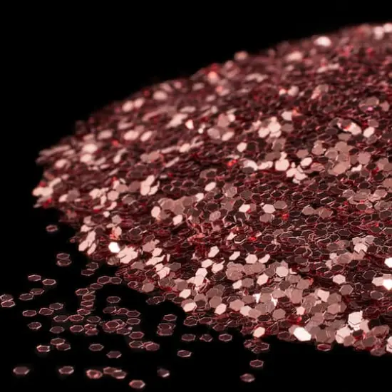Chunky Glitter by Recollections&trade;, 4.5oz. Rose Gold {3}