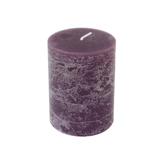3" x 4" Scented Rustic Pillar Candle by Ashland® Iris and Rosewater {3}