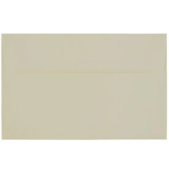 JAM Paper A10 Strathmore Invitation Envelopes, 50ct. Natural White Laid {1}