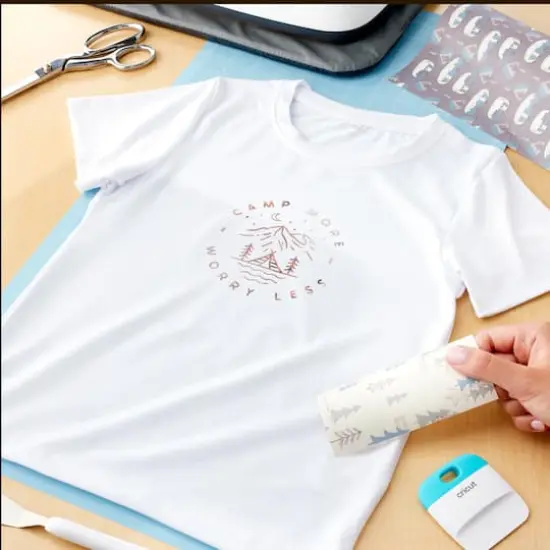 Cricut&reg; White Blank Youth Crew Neck T-Shirt {3}