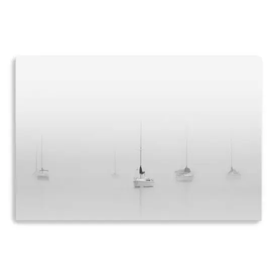 Lumaprints Six Moored Sailboats Canvas Gicl&eacute;e {1}