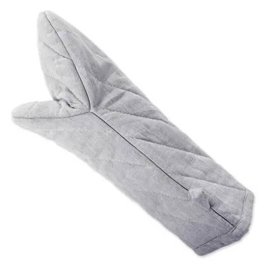 DII&reg; Solid Chambray Oven Mitts, 2ct. Gray {4}