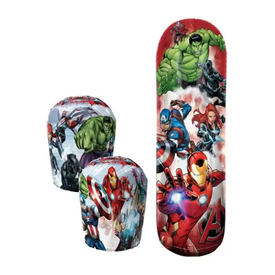 Hedstrom 36" Avengers Bop Combo Set with Gloves {1}