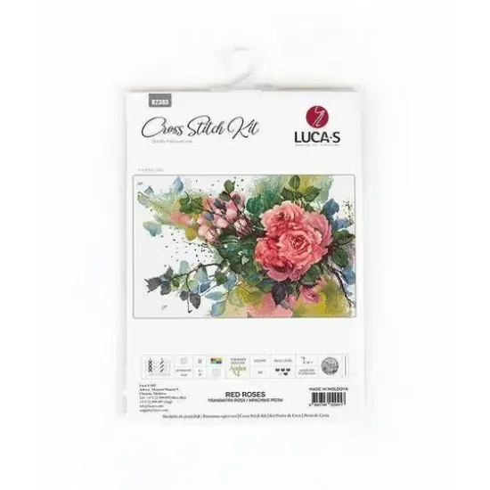 Luca-s Red Roses Counted Cross Stitch Kit {6}