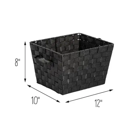 Honey Can Do Black Woven Bins, 2ct. {4}