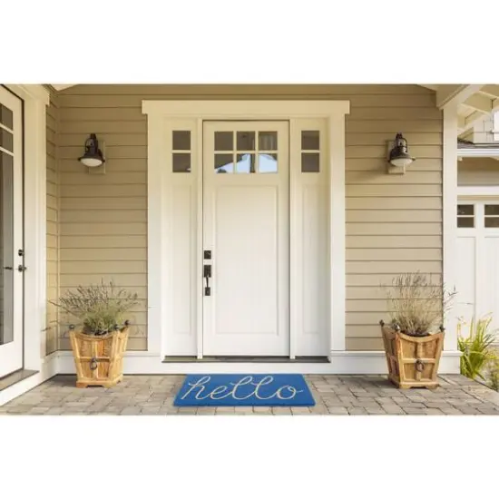 DII&reg; Hello Doormat Blue {8}