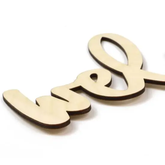 Leisure Arts&reg; 12" Wood Welcome Word {3}