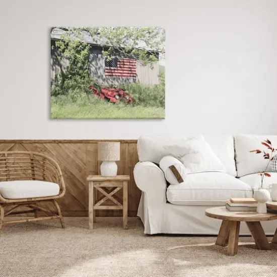 Stupell Industries Americana Lush Country Greenery Canvas Wall Art {3}