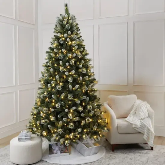 7.5ft. Pre-Lit Weston Fir Artificial Christmas Tree, Color Changing LED Lights by Ashland&reg; {1}