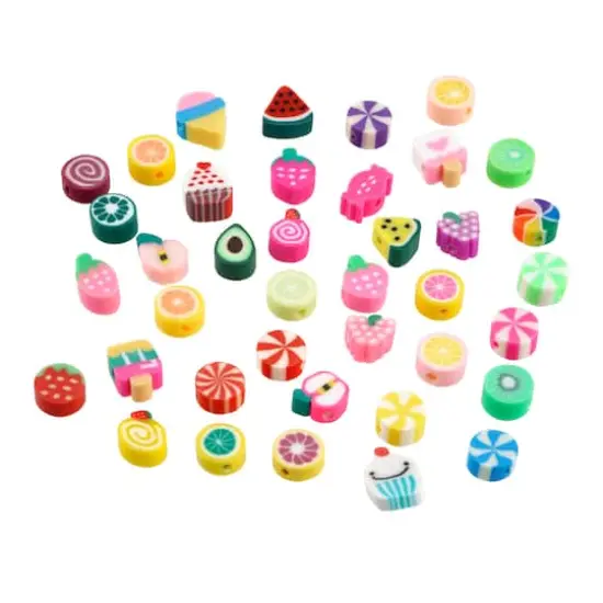 9mm Clay Candy & Fruit Bead Mix by Creatology&trade; {1}