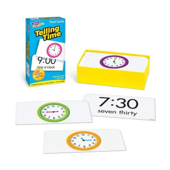 Trend Enterprises&reg; Telling Time Skill Drill Flash Cards {4}