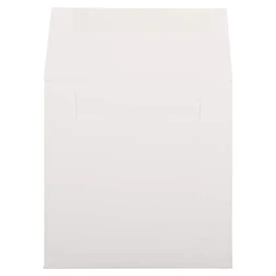 JAM Paper 6" Metallic Square Invitation Envelopes, 25ct. Bright White Wove {4}