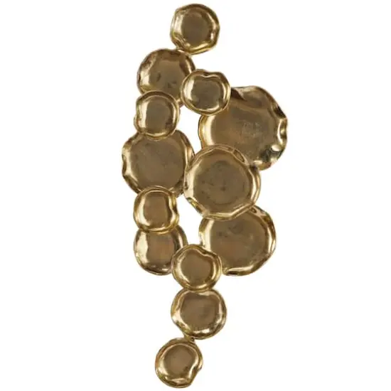 Gold Contemporary Wall Decor, 39" x 3" x 17" {3}