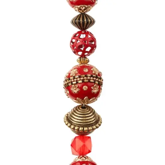 Red & Gold Strung Beads by Bead Landing&trade; {1}