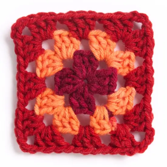 Red Heart&reg; All in One&trade; Granny Square Petit&trade; Yarn Foxy {3}