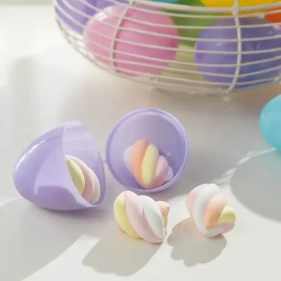 Glitzhome&reg; 6 Colors Easter Plastic Fillable Eggs. 60ct. {5}