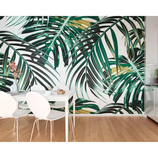 ohpopsi Tropical Leaves Wall Mural {3}