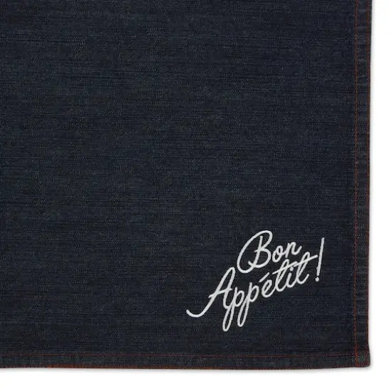 Bon Appetit Denim Embroidered Placemat, 4ct. {4}