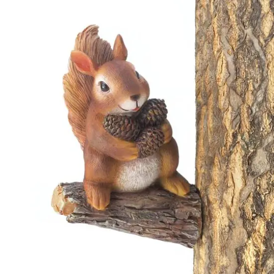 5.75" Gathering Squirrel Tree D&eacute;cor {1}