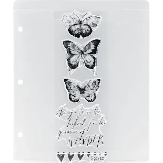 Tim Holtz Storage Studios Stamp Storage Binder Refills, 8ct. {4}