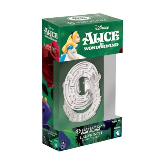 Hanayama Disney Alice in Wonderland: Labyrinth Level 4 Cast Puzzle {1}