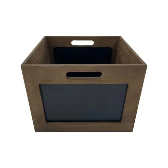Large Espresso Crate with Chalkboard by Ashland&reg; {1}