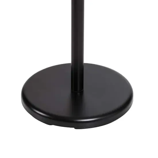 Honey Can Do Black & Natural Wood Modern Freestanding Coat Tree Stand {8}