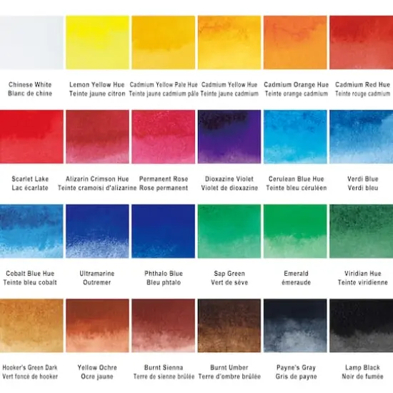 24 Half Pans Classic Watercolor Set by Artist's Loft&trade; {3}